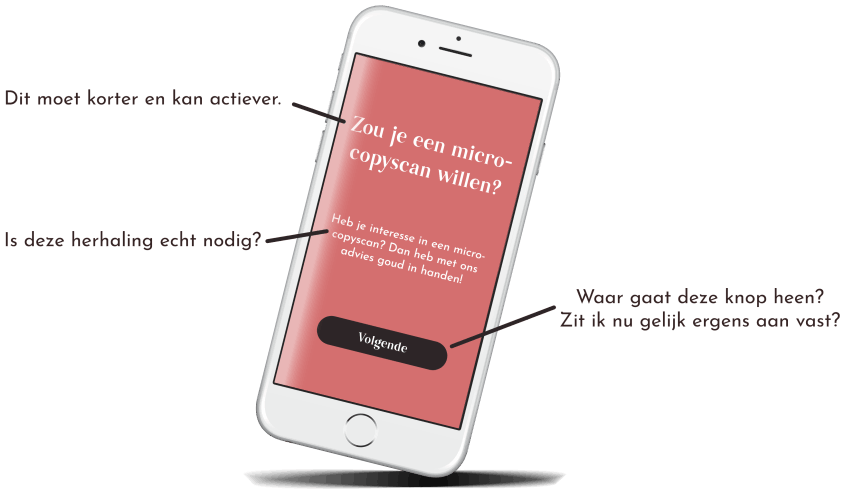 De UX writing scan, ontdek hoe je met vlijmscherpe microcopy je website of app kunt verbeteren